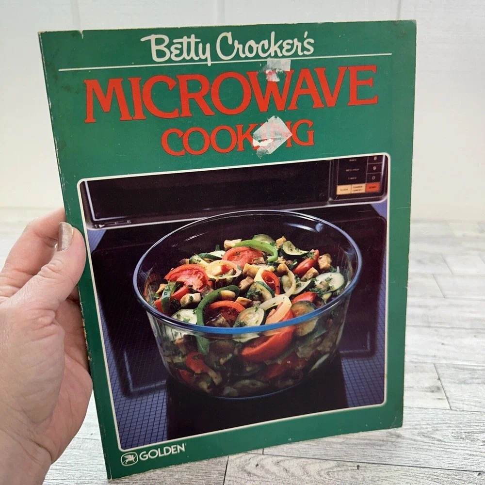Betty Crocker Microwave Cooking Cookbook 1986 Vintage Recipes Cook Book‎